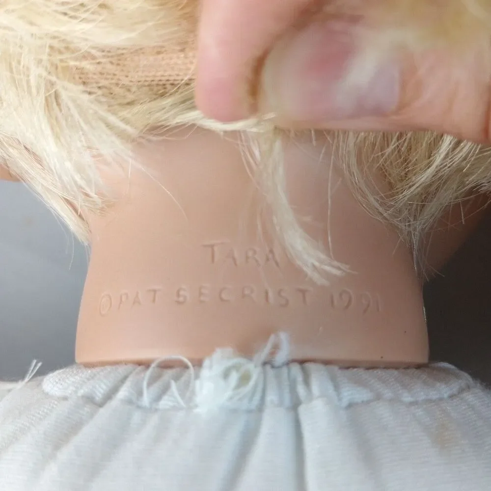 Pat Secrist Apple Valley Baby Doll 1991 Tara‎ Blonde No Clothes Realistic